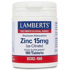 Zinc 15mg (as Citrate)